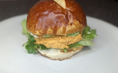 Lentil Burgers with Lemon Garlic Tahini Sauce