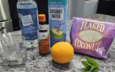 Orange Coconut Water Mocktail