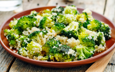 Quinoa Broccoli Slaw