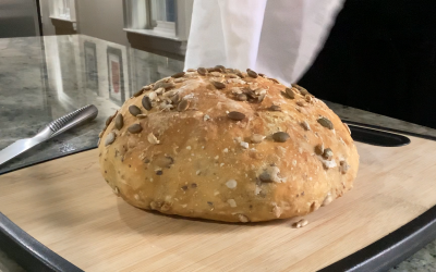 5 Seed No-Knead Bread