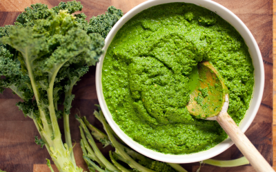 Vegan Kale Basil Pesto