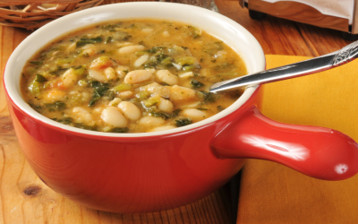 Tuscan White Bean Skillet with Kale